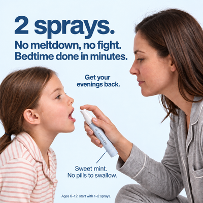 Rinude Sleep + Calm Oral Spray — For Children & Adults, Sweet Mint